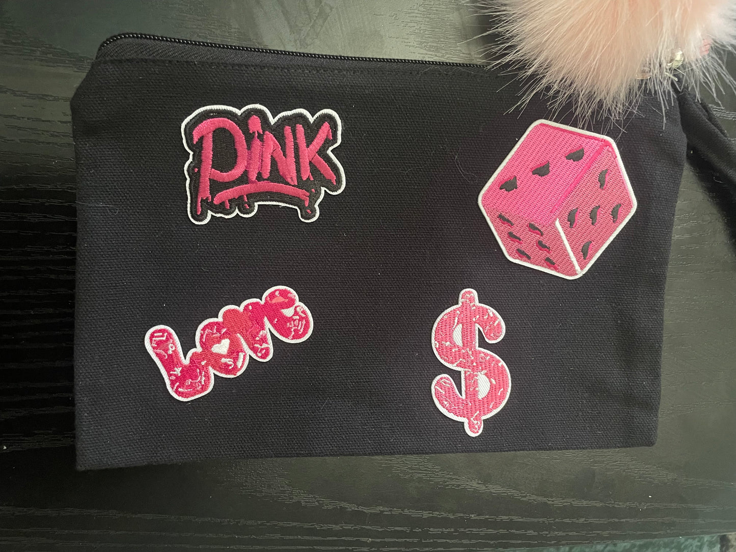 Pink love wristlet