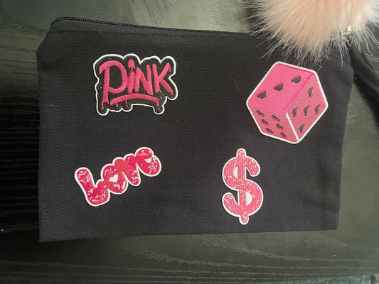 Pink love wristlet