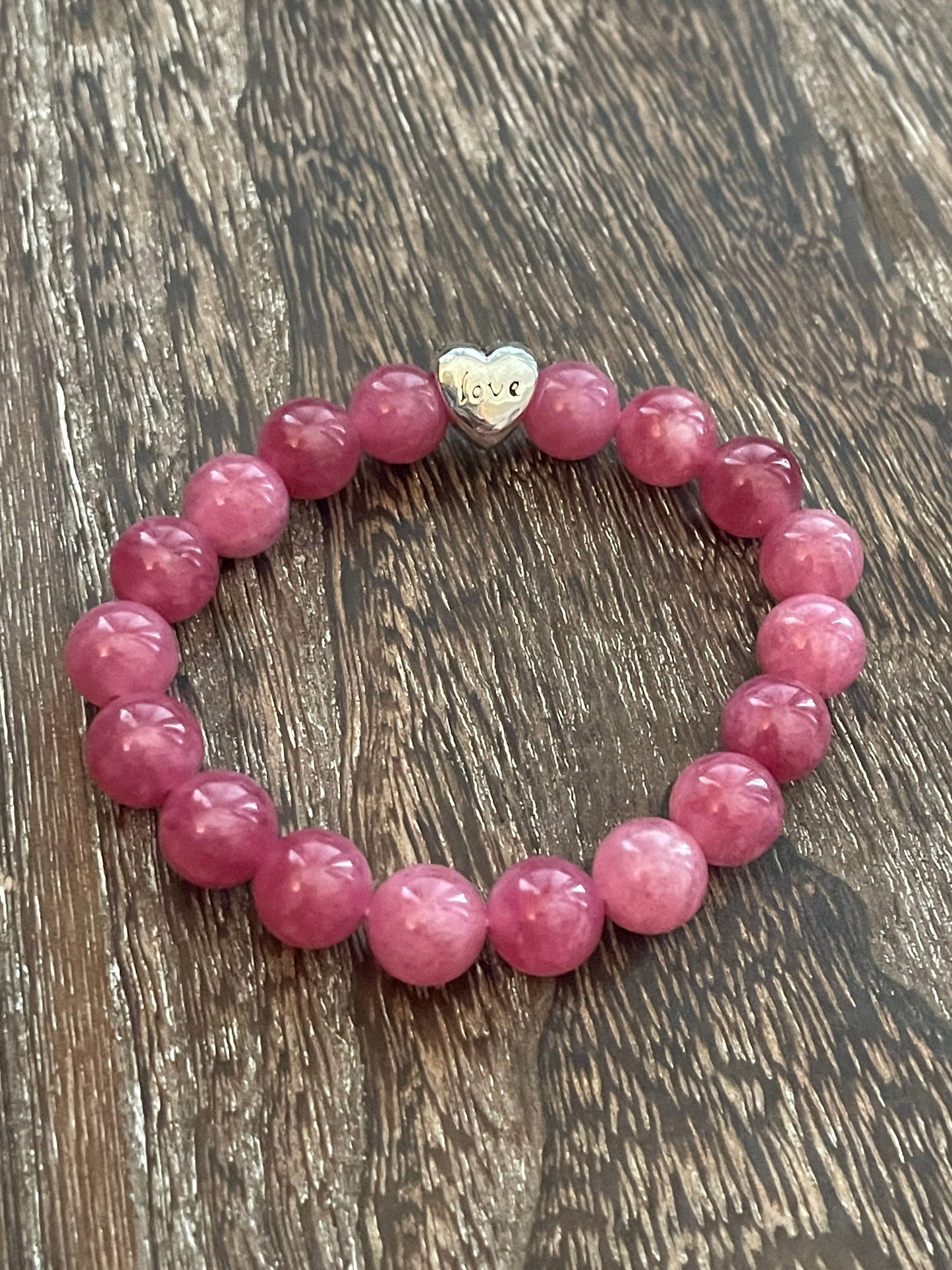 Strawberry Quartz Love Bracelet