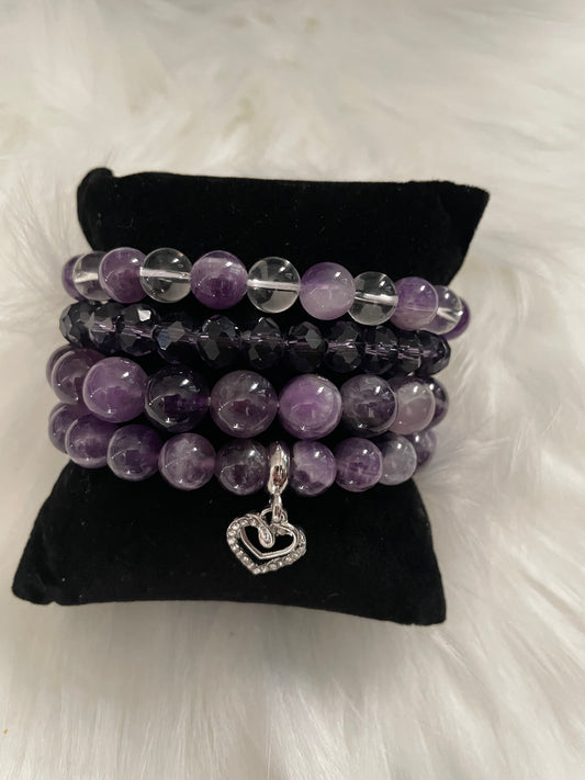 Amethyst Heart
