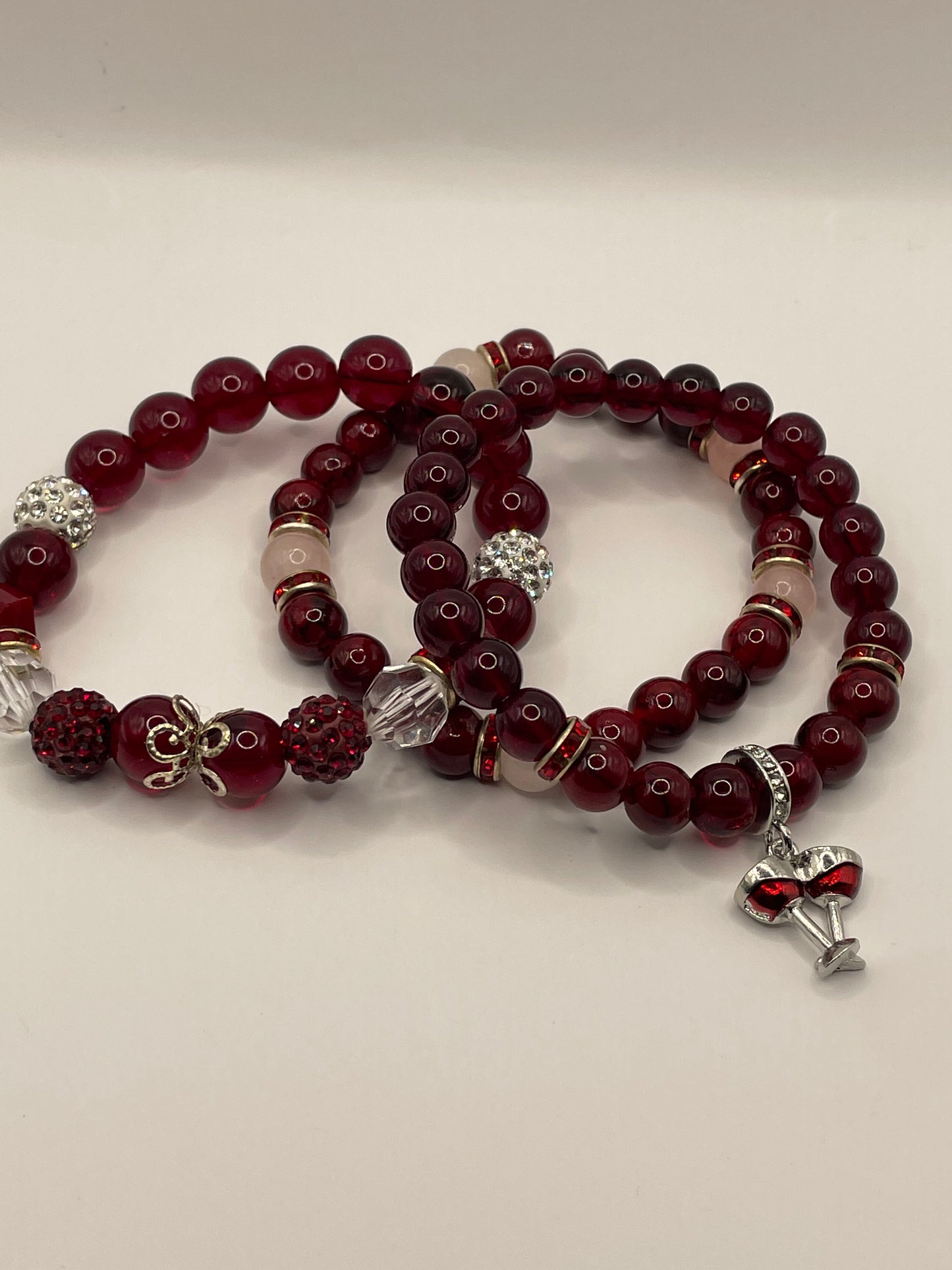 Wine Diva #2 bracelet stack