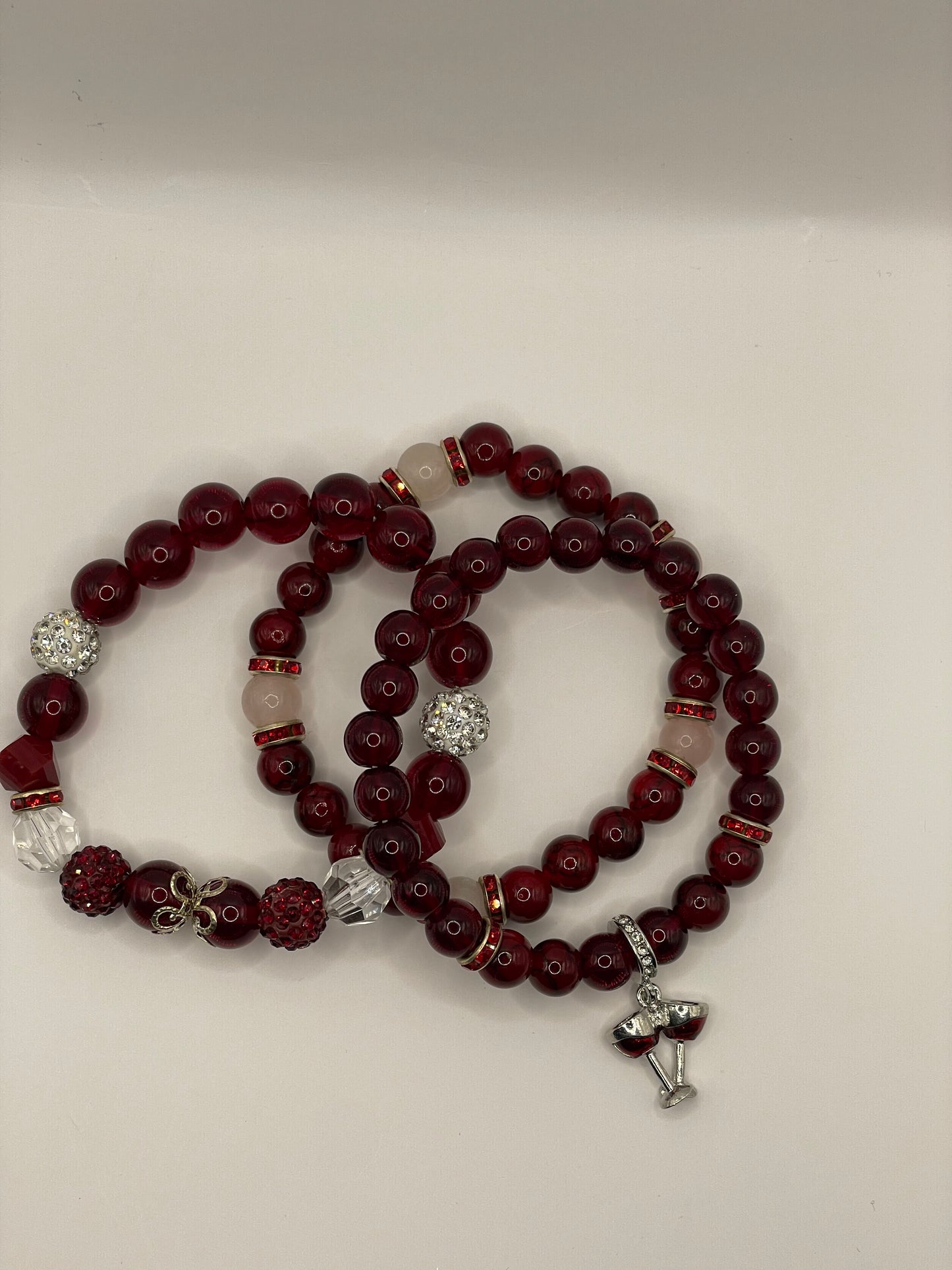 Wine Diva #2 bracelet stack